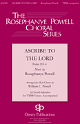 cover Ascribe to the Lord SATB choral sheet music cover